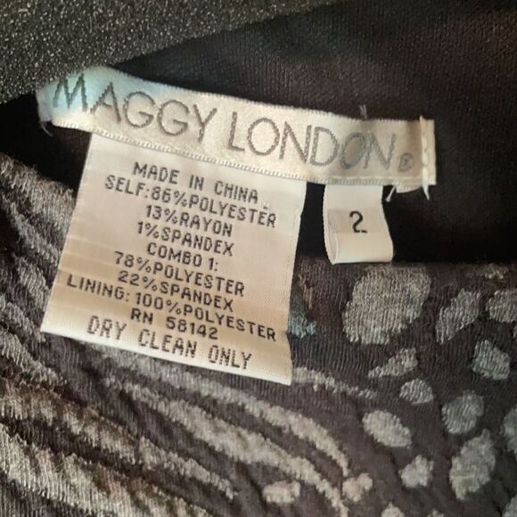 Bundle 2 Dresses Taylor Maggy London Leopard Leather sz 2 - Picture 9 of 16